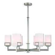 Livex Lighting - 40196-91 - Six Light Chandelier - Harding - Brushed Nickel
