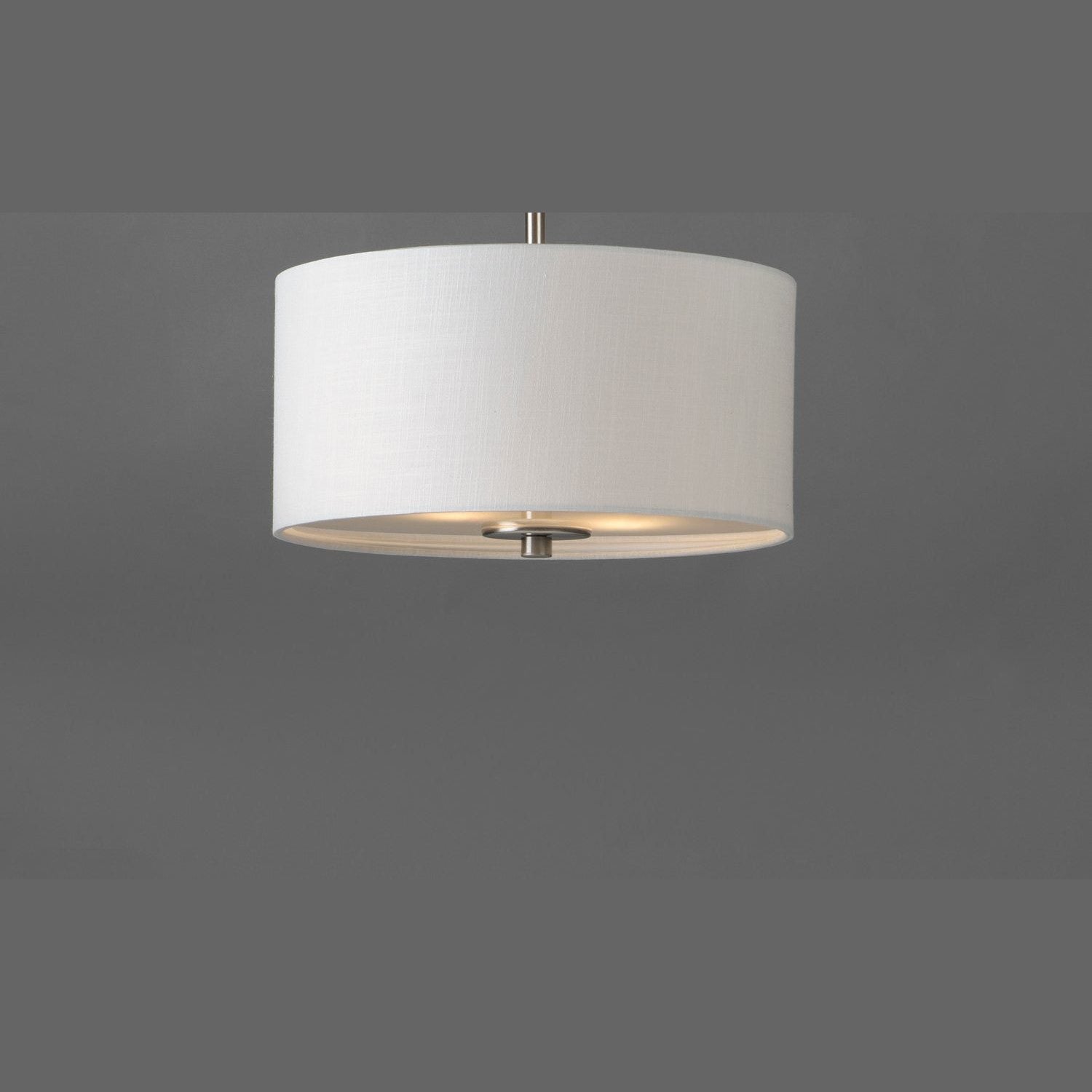 Maxim - 10011WLSN - Two Light Semi-Flush Mount - Bongo - Satin Nickel