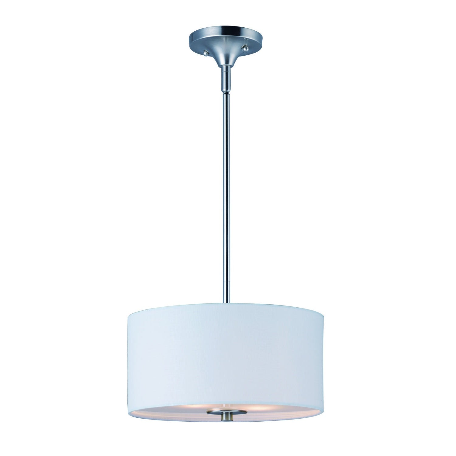 Maxim - 10011WLSN - Two Light Semi-Flush Mount - Bongo - Satin Nickel