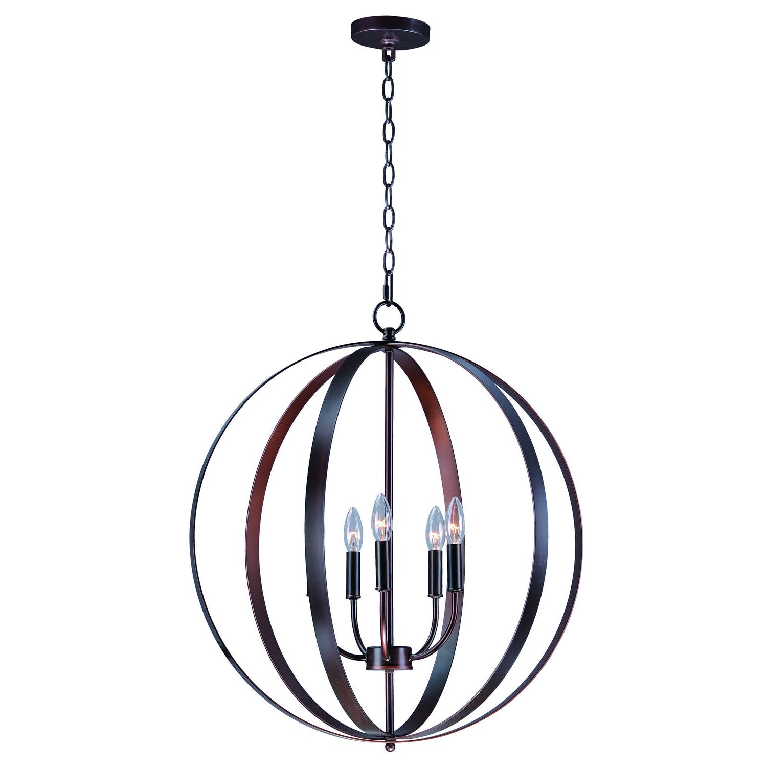 Maxim - 10032OI - Five Light Chandelier - Provident - Oil Rubbed Bronze