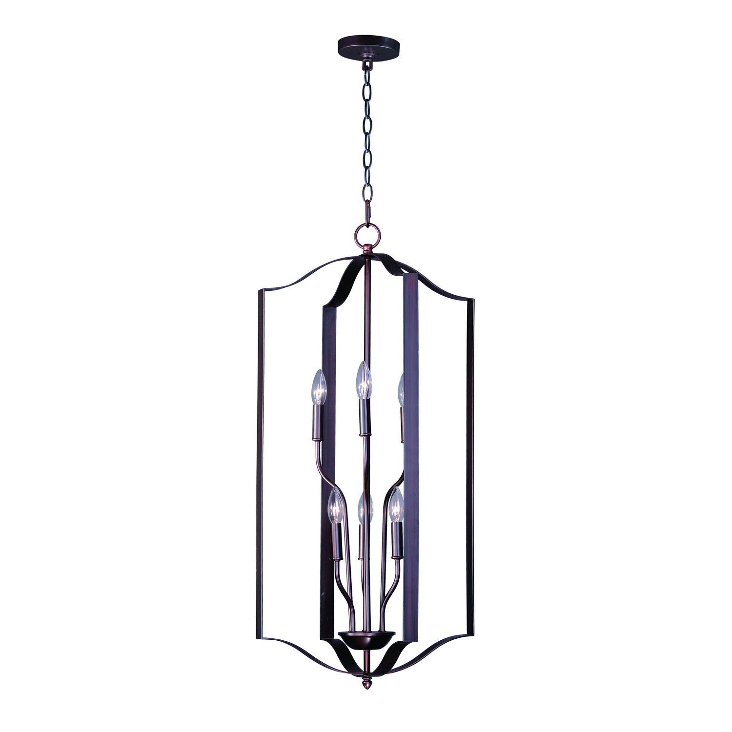 Maxim - 10038OI - Six Light Chandelier - Provident - Oil Rubbed Bronze