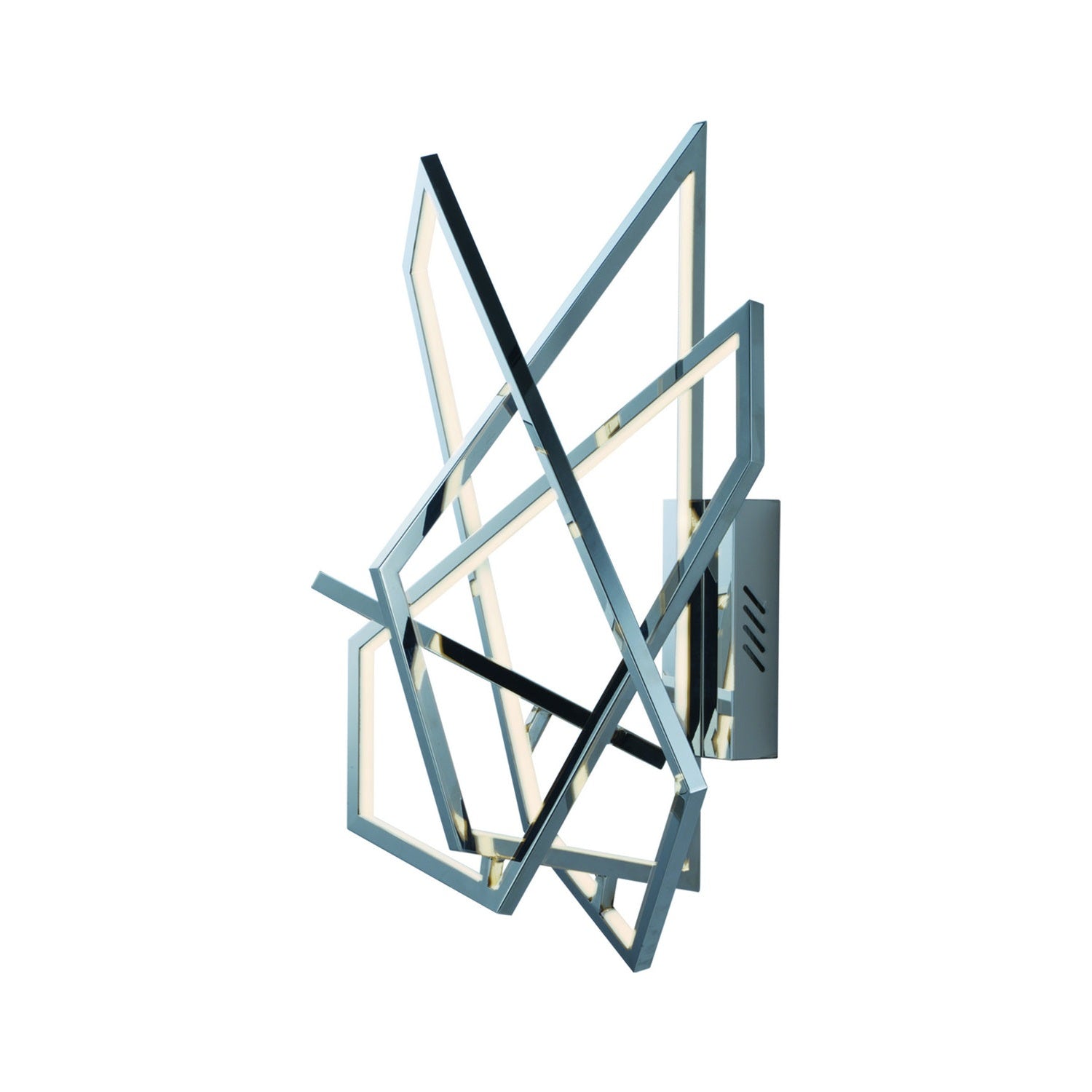 ET2 - E22674-PC - LED Wall Sconce - Trapezoid - Polished Chrome