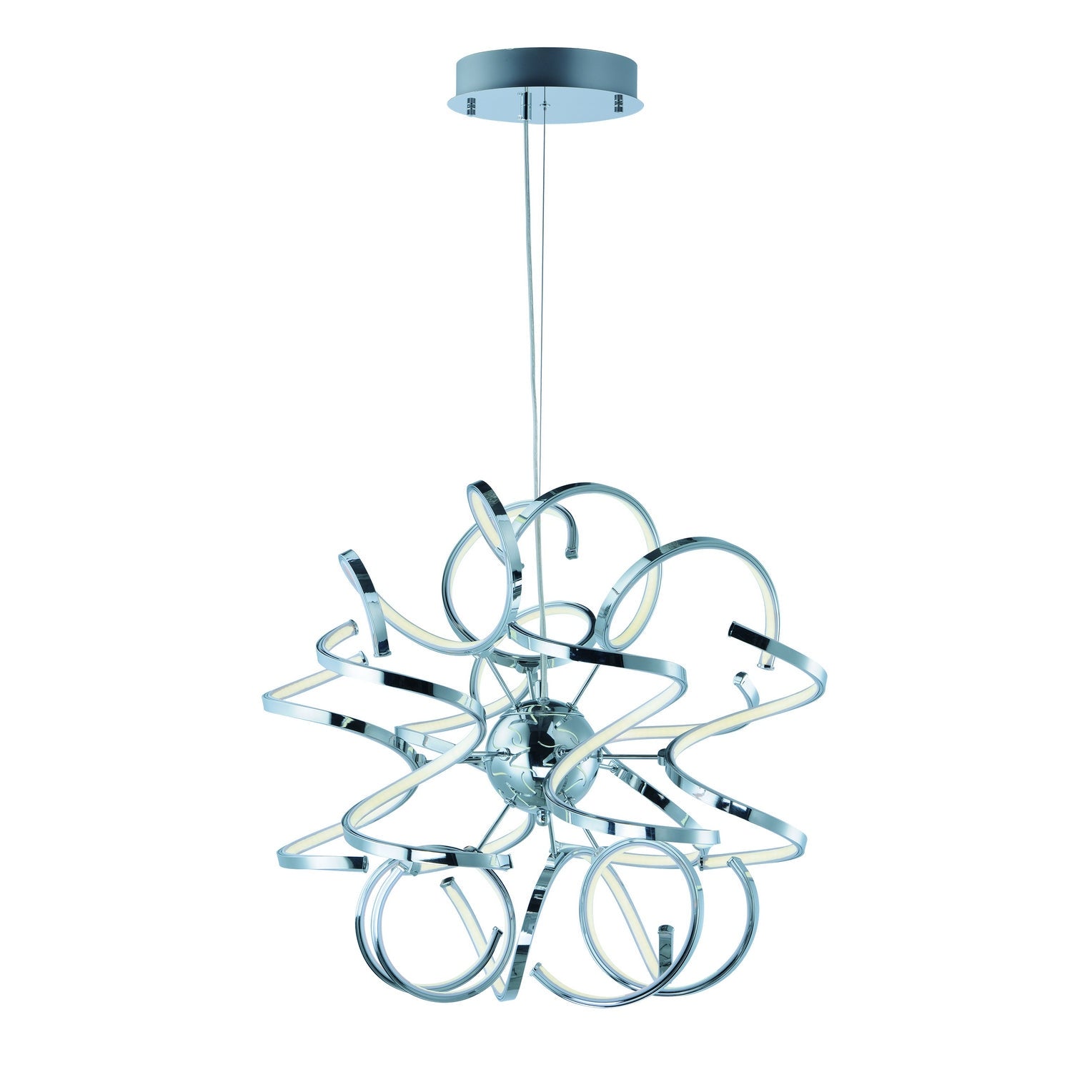 ET2 - E21411-PC - LED Pendant - Chaos - Polished Chrome