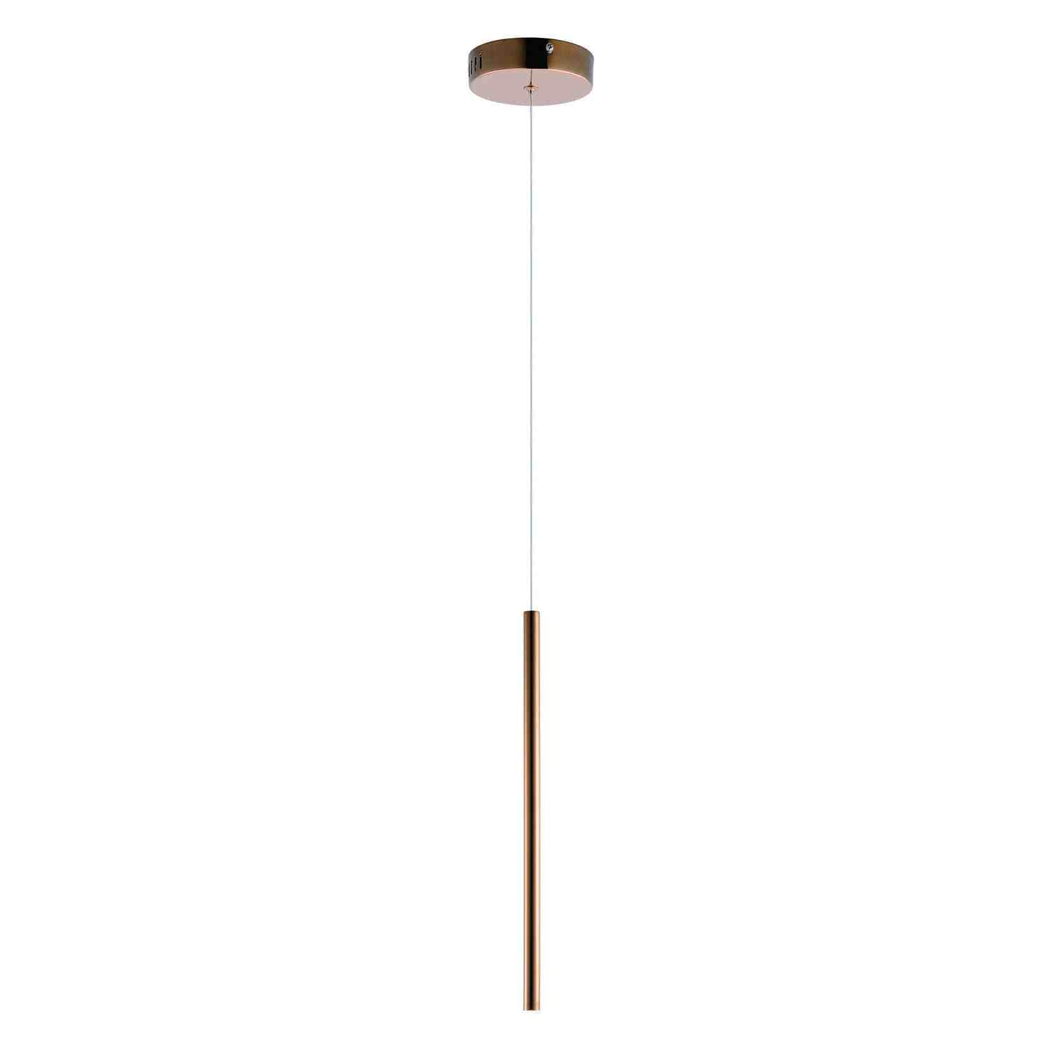ET2 - E10002-RG - LED Mini Pendant - Flute - Rose Gold