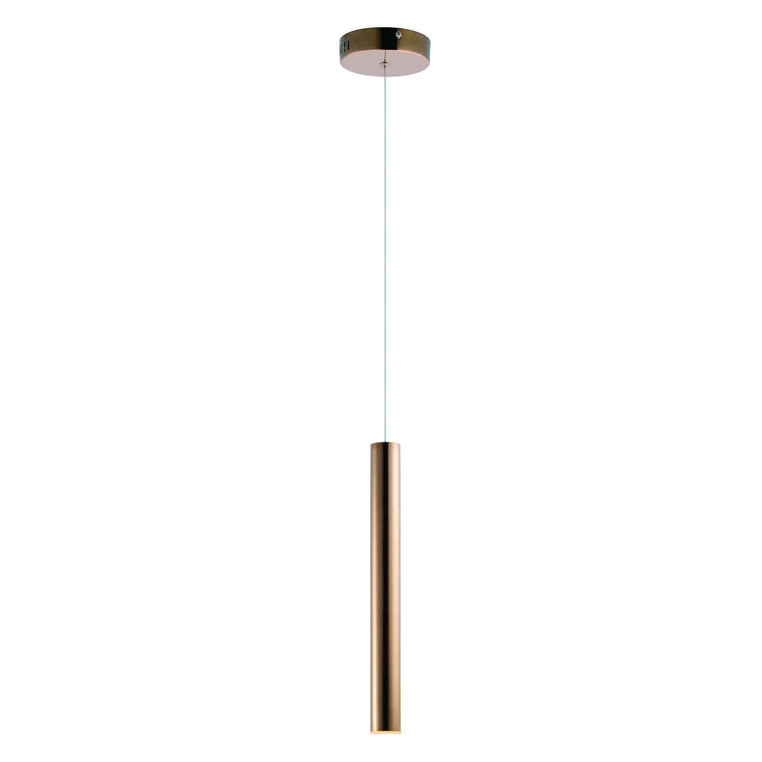 ET2 - E10011-RG - LED Mini Pendant - Flute - Rose Gold
