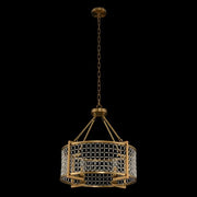 Allegri - 032151-043-FR001 - Four Light Pendant - Verona - Brushed Pearlized Brass