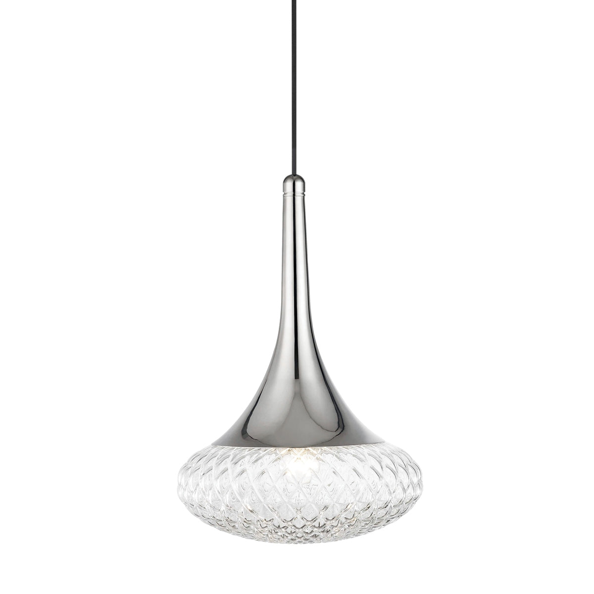 Mitzi - H114701D-PN - One Light Pendant - Bella - Polished Nickel