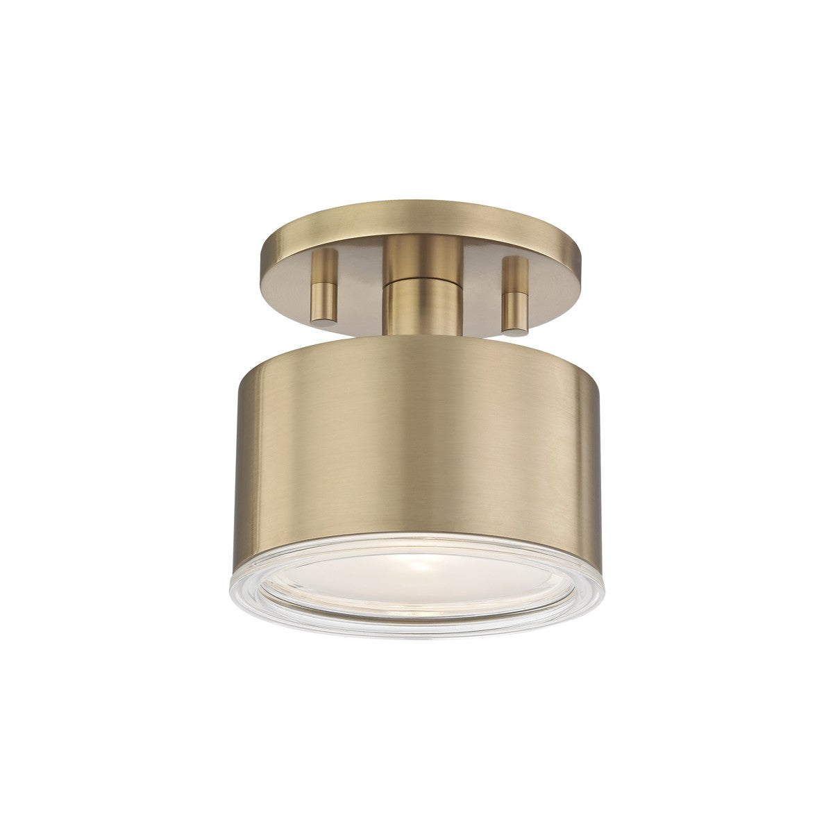 Mitzi - H159601-AGB - LED Semi Flush Mount - Nora - Aged Brass