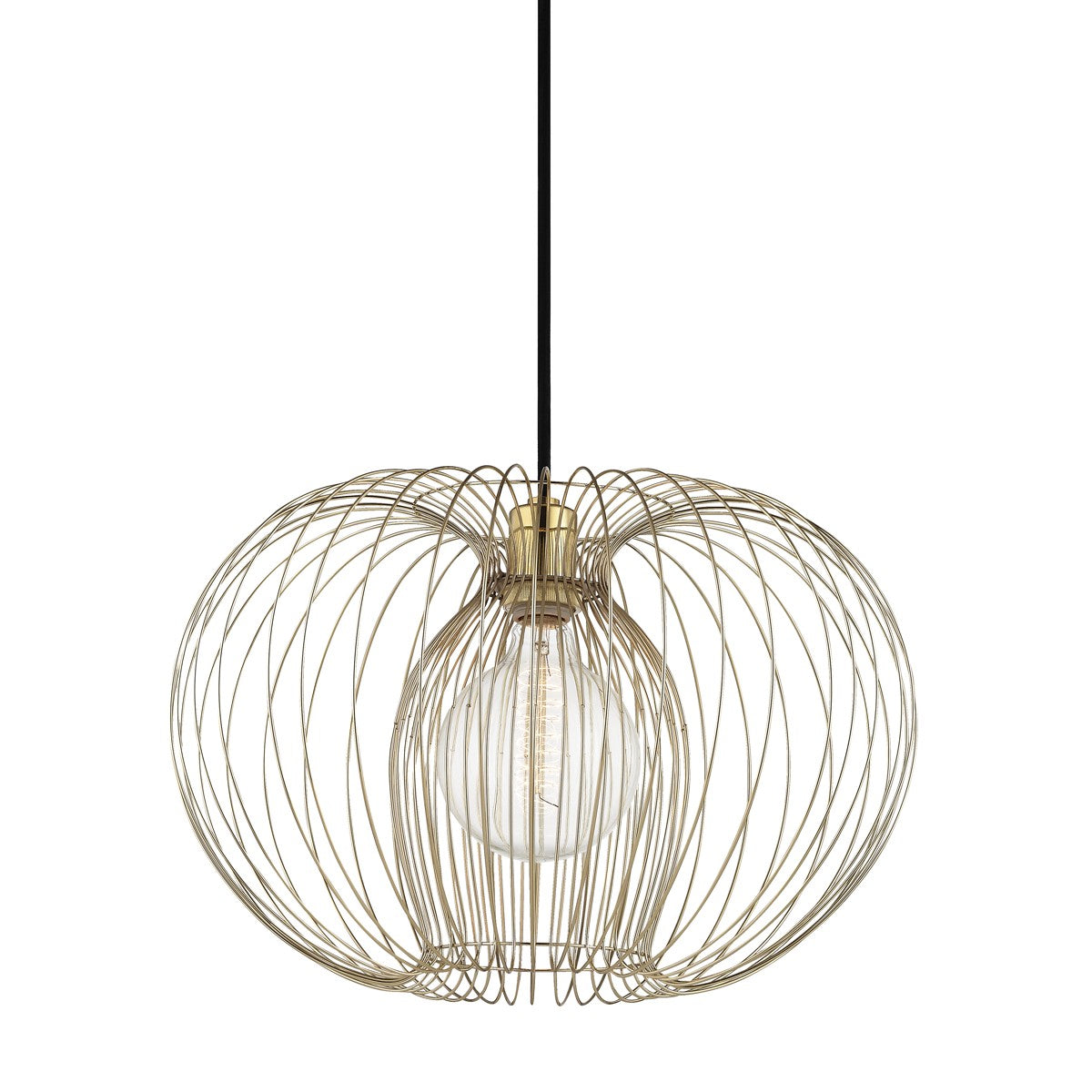 Mitzi - H181701L-PB - One Light Pendant - Jasmine - Polished Brass