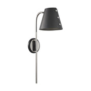 Mitzi - HL174201-PN/BK - LED Wall Sconce - Meta - Polished Nickel/Black