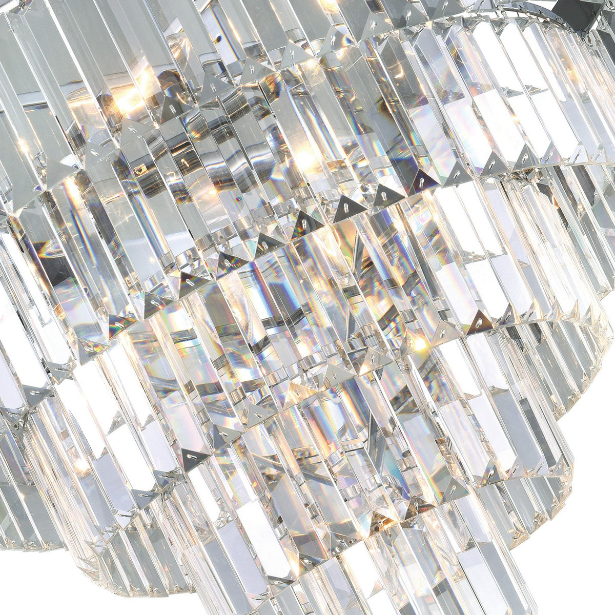 CWI Lighting - 9969P24-12-601 - 12 Light Chandelier - Weiss - Chrome