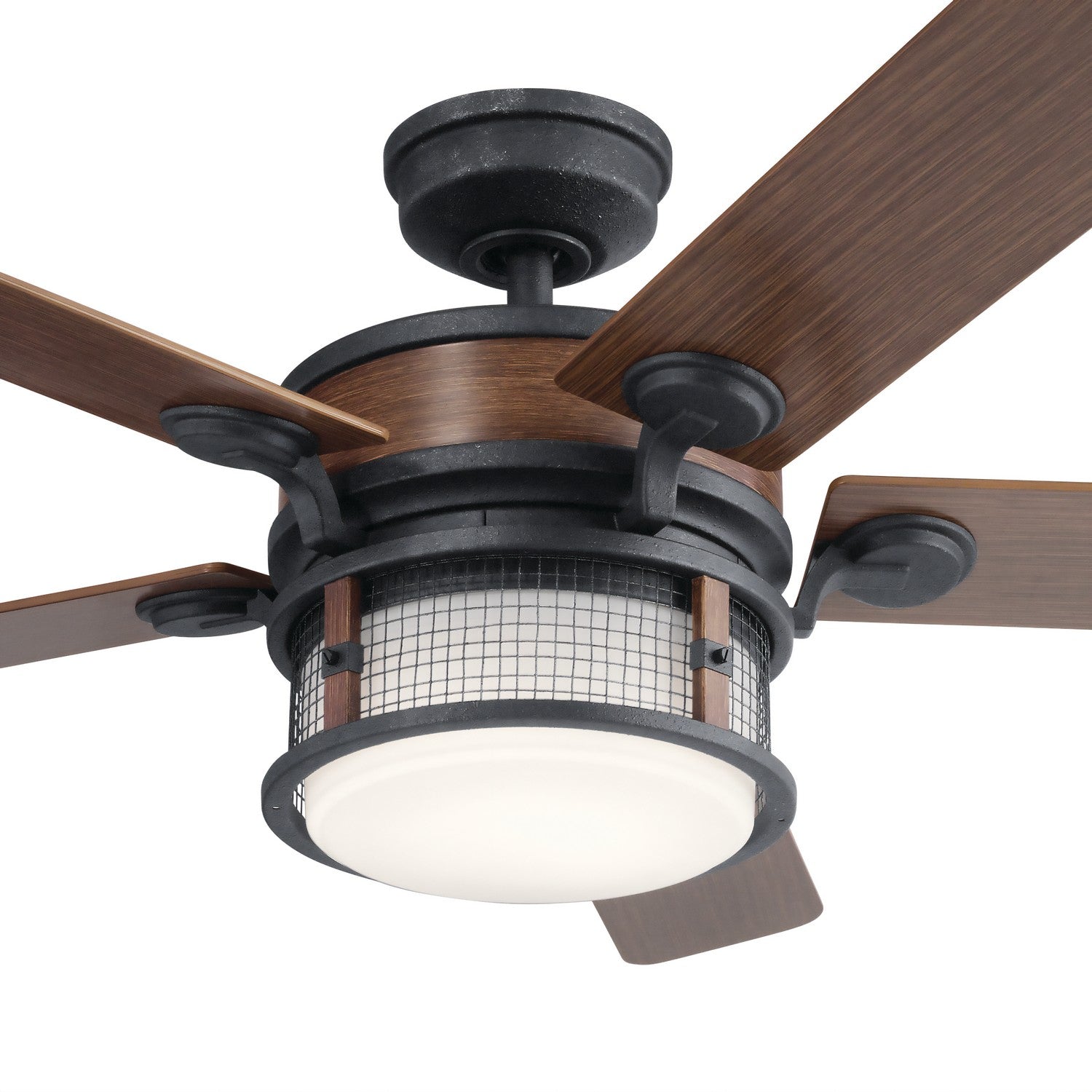 Kichler - 310170AUB - 60"Ceiling Fan - Ahrendale - Auburn Stained
