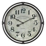Uttermost - 06449 - Wall Clock - Nakul - Smoke Gray