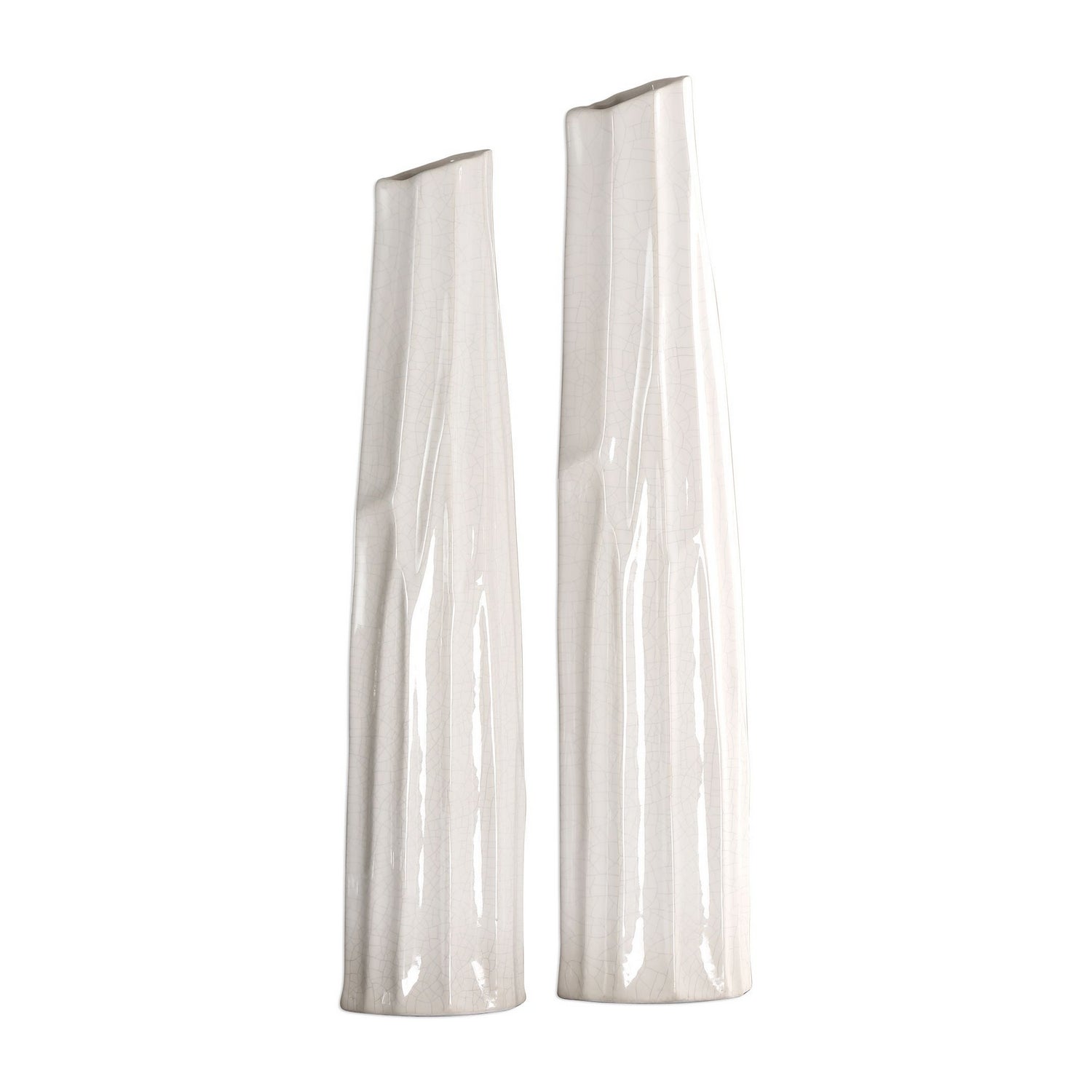 Uttermost - 18868 - Vases, S/2 - Kenley - White