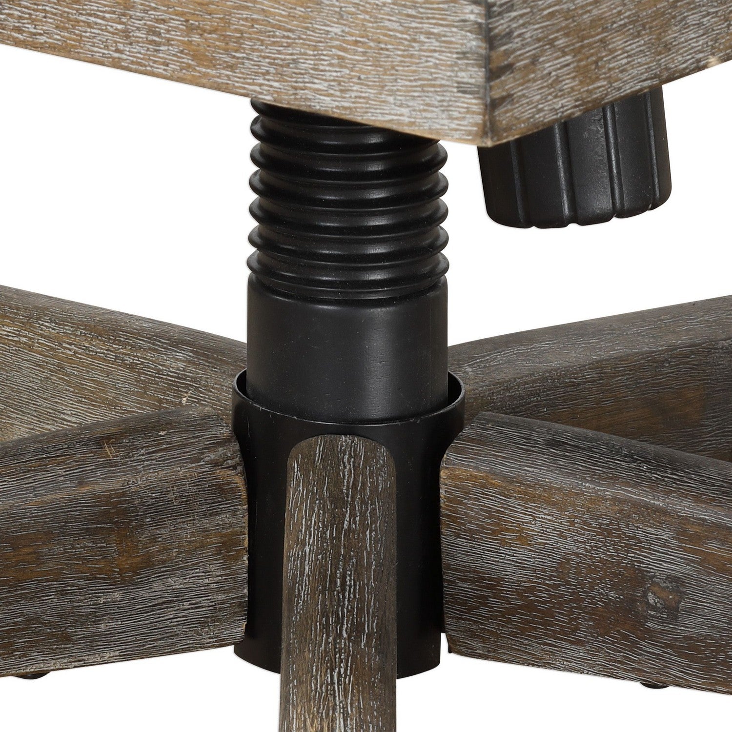 Uttermost - 23431 - Desk Chair - Aidrian - Polished Nickel