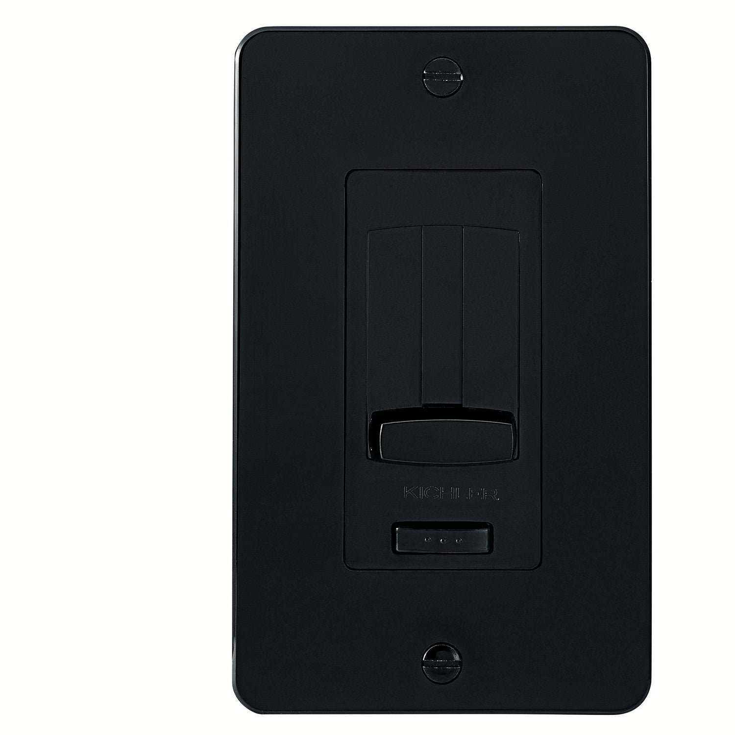 Kichler - 1DDTRIMBK - LED Driver + Dimmer Trim - Under Cabinet Accessories - Black Material (Not Painted)