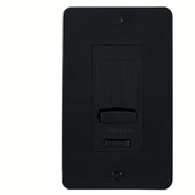 Kichler - 1DDTRIMBK - LED Driver + Dimmer Trim - Under Cabinet Accessories - Black Material (Not Painted)