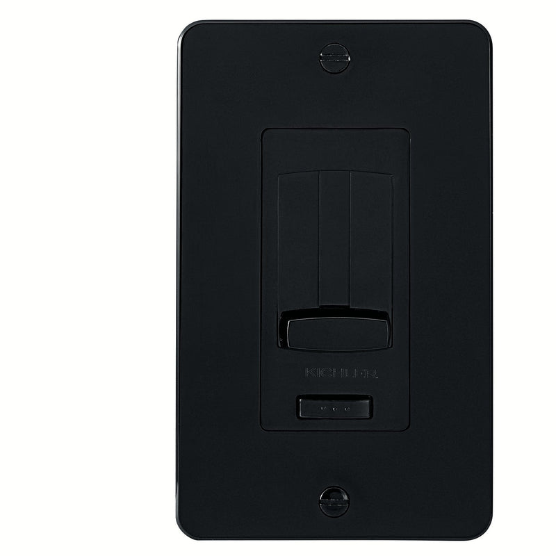 Kichler - 1DDTRIMBK - LED Driver + Dimmer Trim - Under Cabinet Accessories - Black Material (Not Painted)