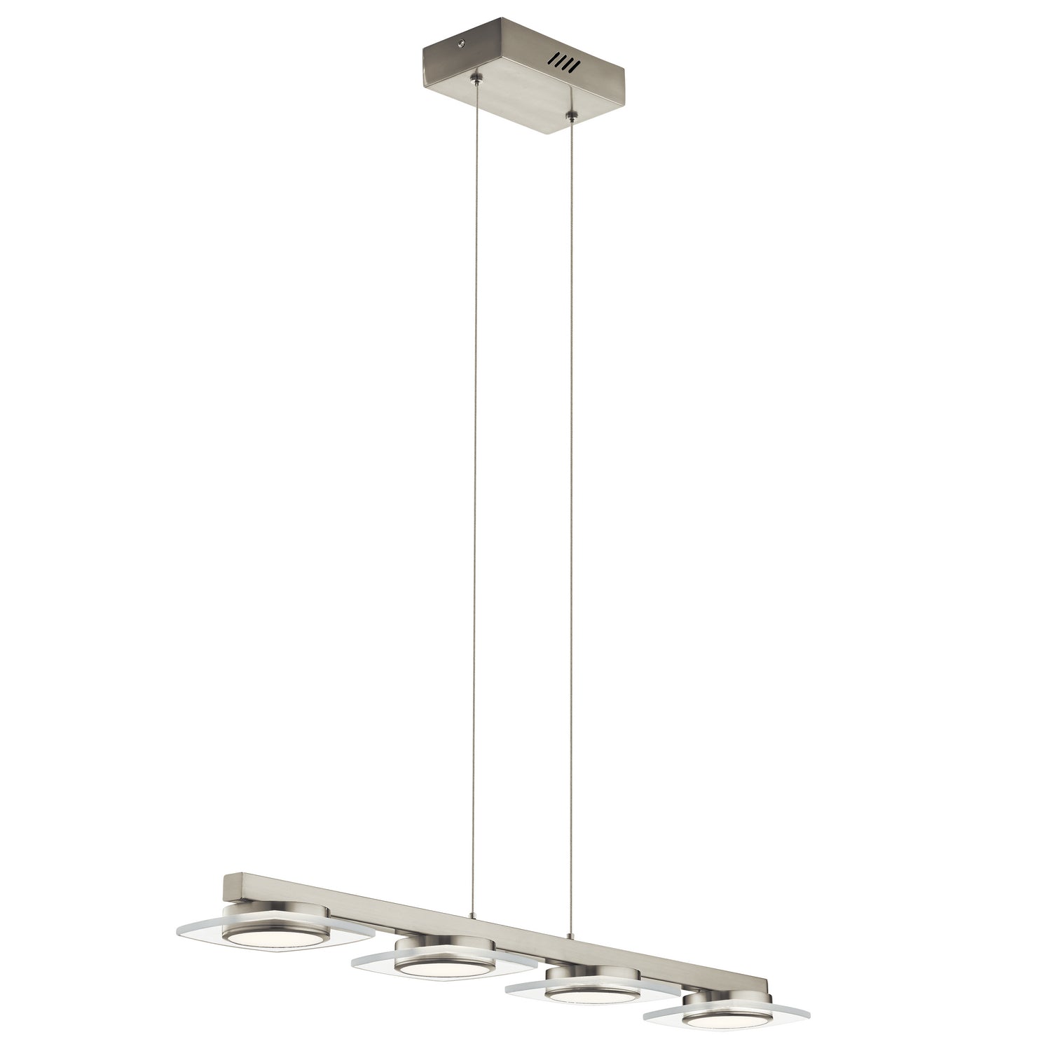 Kichler - 83945 - LED Linear Chandelier - Azenda - Brushed Nickel