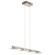 Kichler - 83945 - LED Linear Chandelier - Azenda - Brushed Nickel