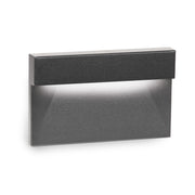 W.A.C. Lighting - WL-LED140-AM-BK - LED Step and Wall Light - Ledme Step And Wall Lights - Black On Aluminum