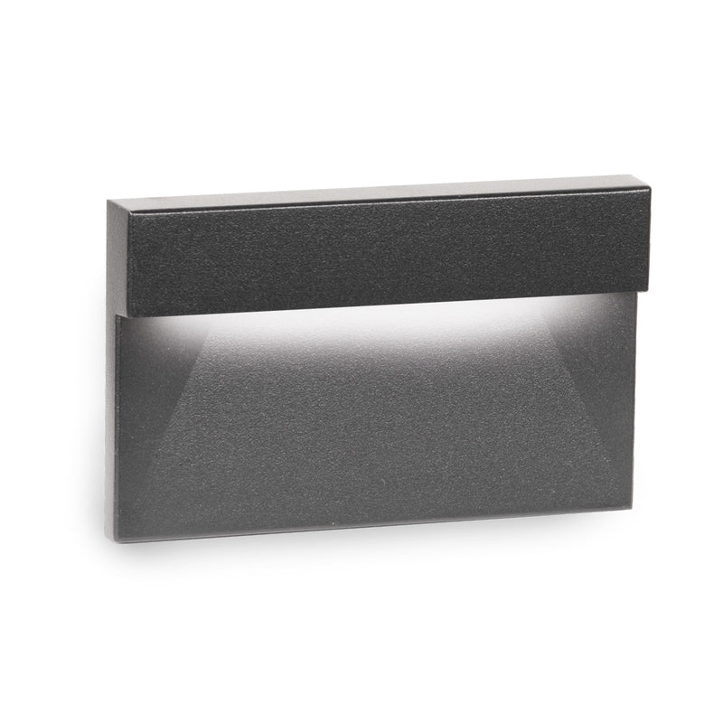 W.A.C. Lighting - WL-LED140-AM-BK - LED Step and Wall Light - Ledme Step And Wall Lights - Black On Aluminum