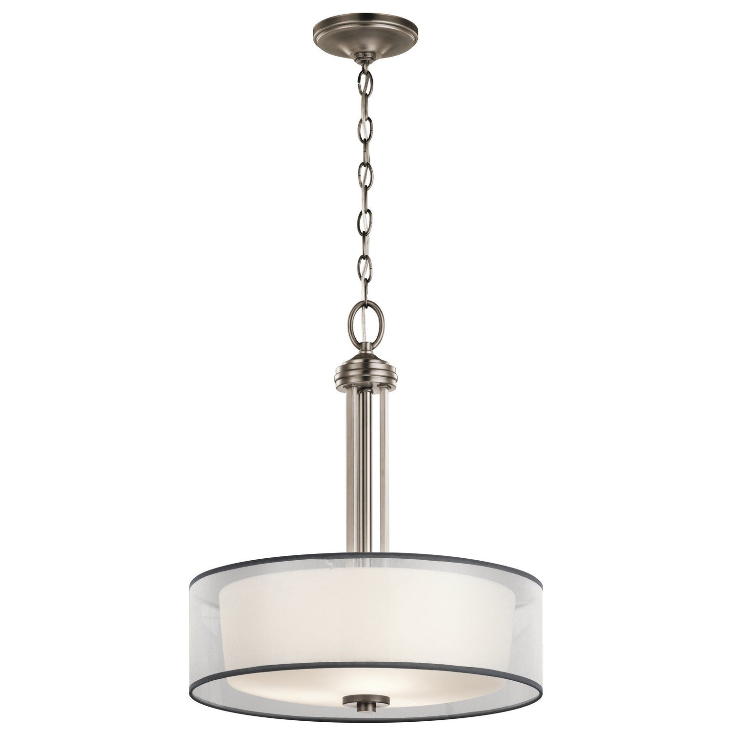 Kichler - 43153AP - Three Light Pendant - Tallie - Antique Pewter