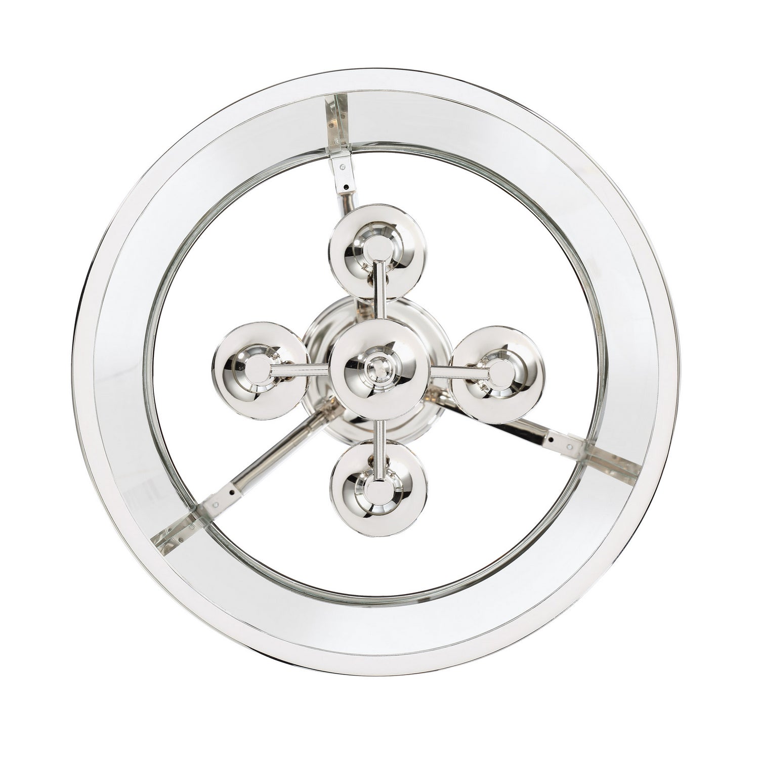 Quoizel - BAW1716PK - Four Light Semi-Flush Mount - Barlow - Polished Nickel