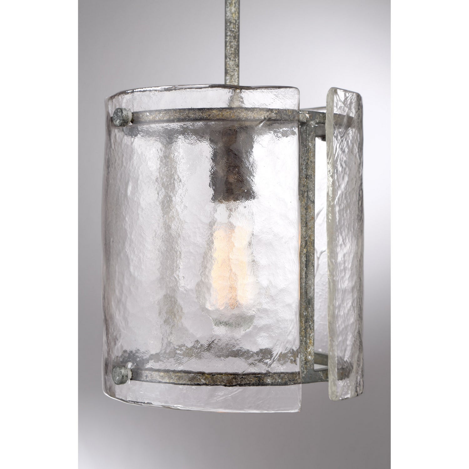 Quoizel - FTS1509MM - One Light Mini Pendant - Fortress - Mottled Silver