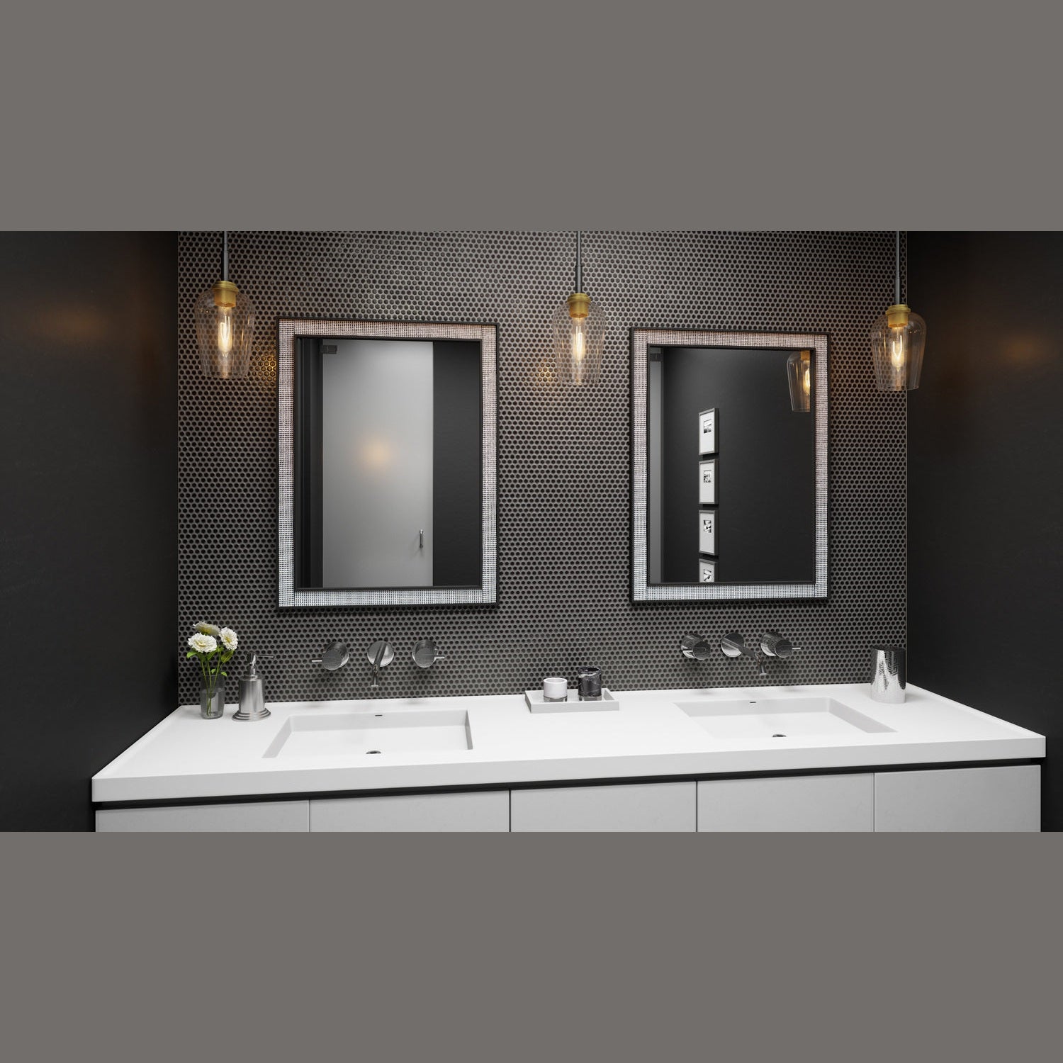 Quoizel - SGR1505EK - One Light Mini Pendant - Sagamore - Earth Black