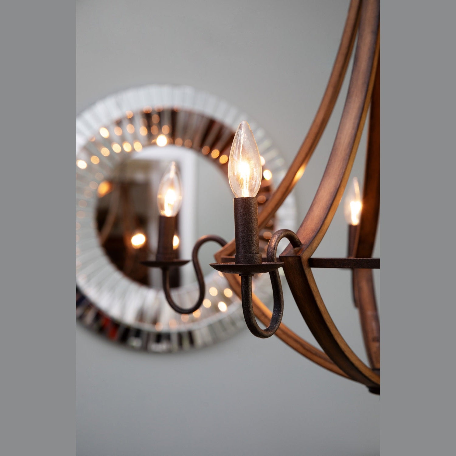 Quoizel - SHR5005RK - Five Light Chandelier - Shire - Rustic Black
