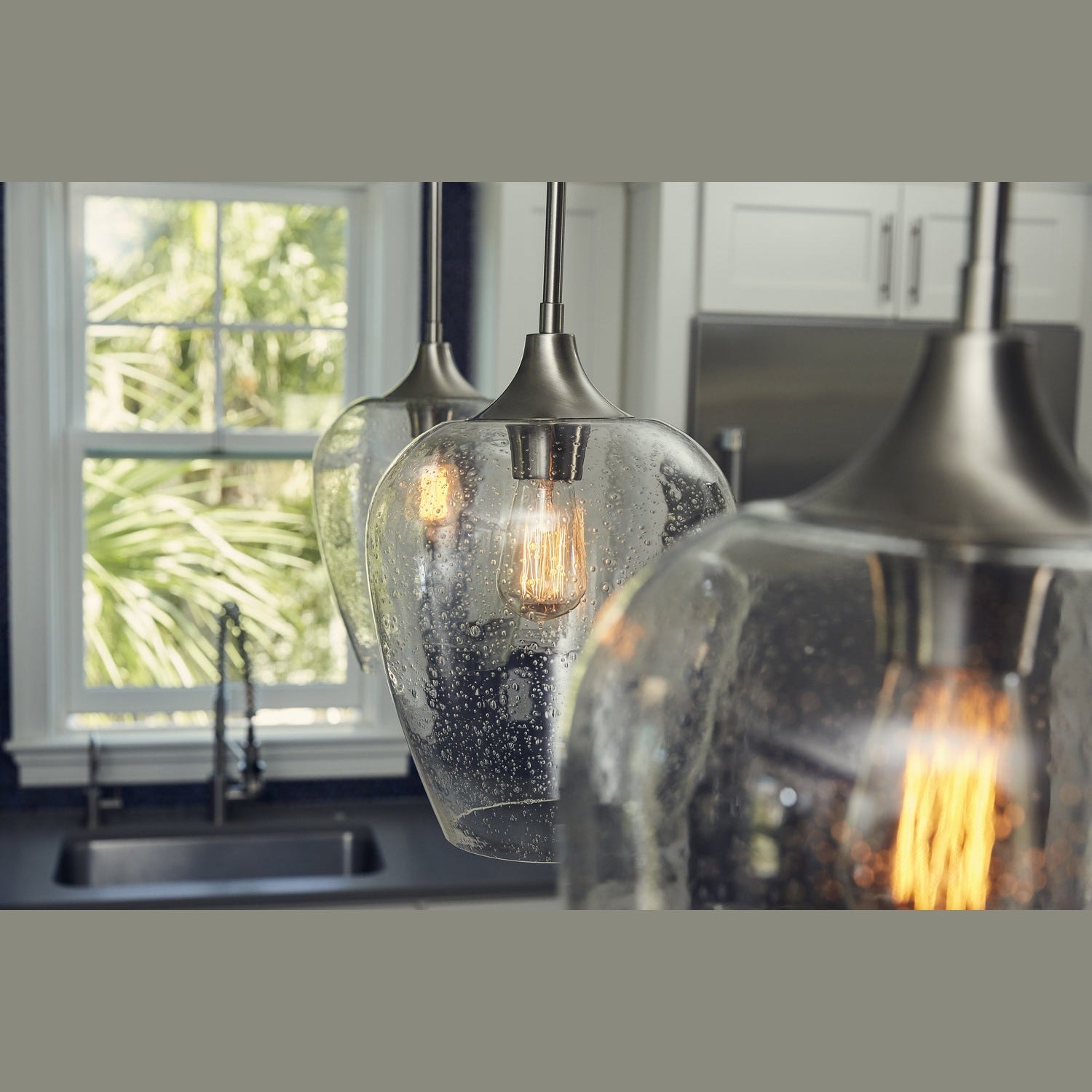Quoizel - TWE1510BN - One Light Mini Pendant - Towne - Brushed Nickel