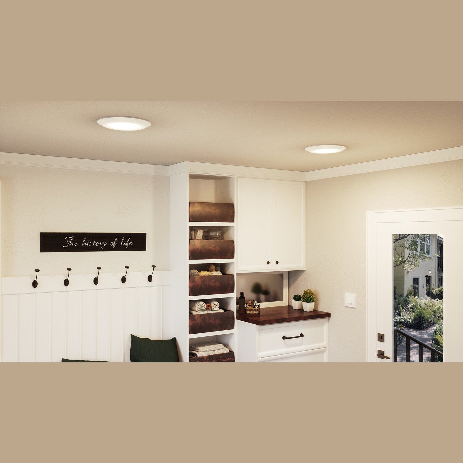 Quoizel - VRG1612W - LED Flush Mount - Verge - Matte White