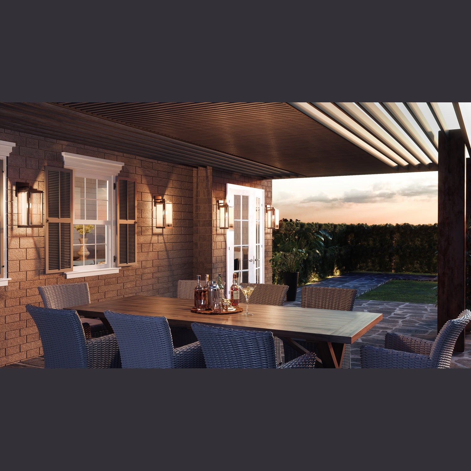 Quoizel - WKF8409EK - One Light Outdoor Wall Lantern - Wakefield - Earth Black