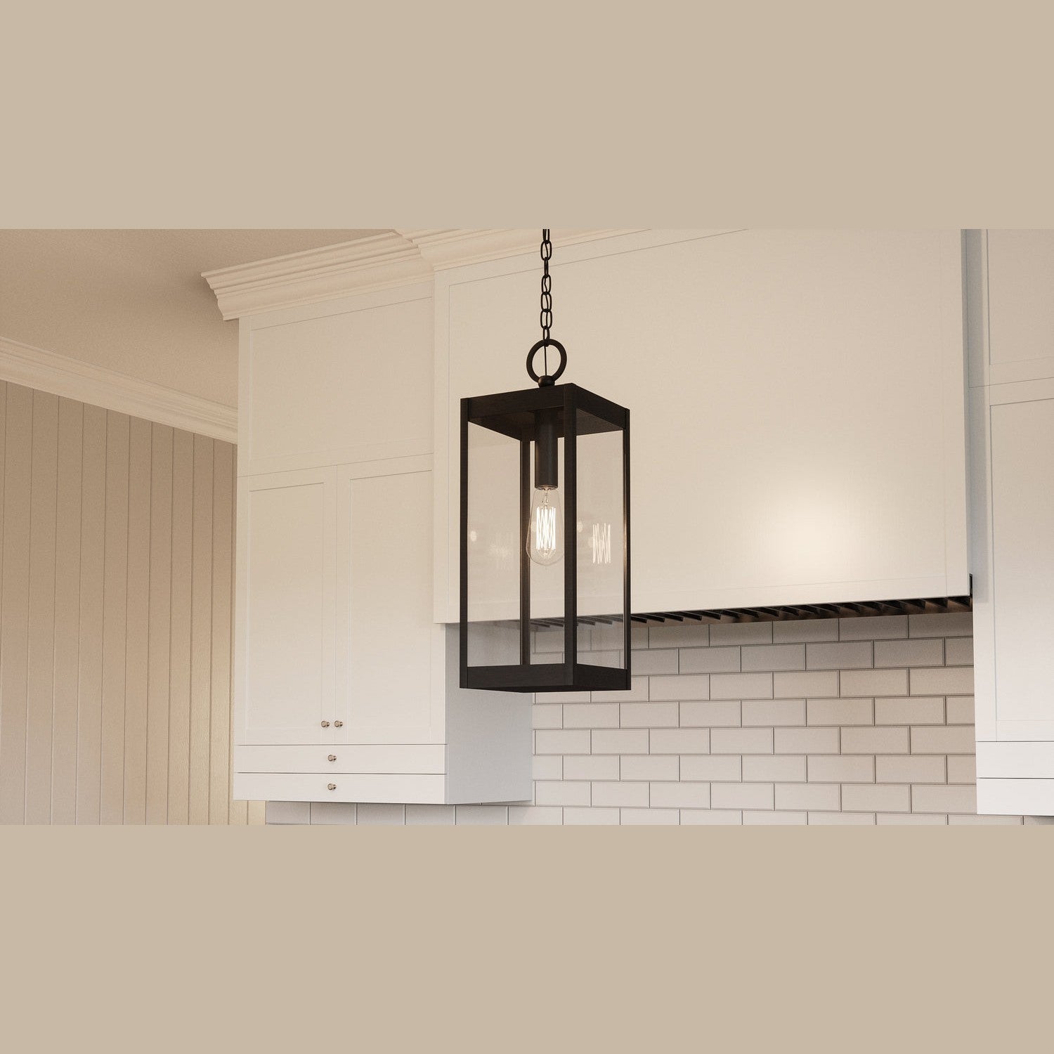 Quoizel - WVR1907EK - One Light Outdoor Hanging Lantern - Westover - Earth Black