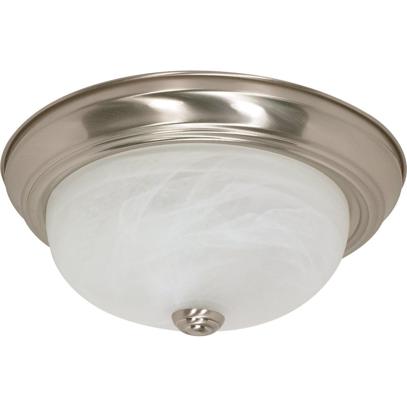 Nuvo Lighting - 60-6001 - Two Light Flush Mount - Brushed Nickel