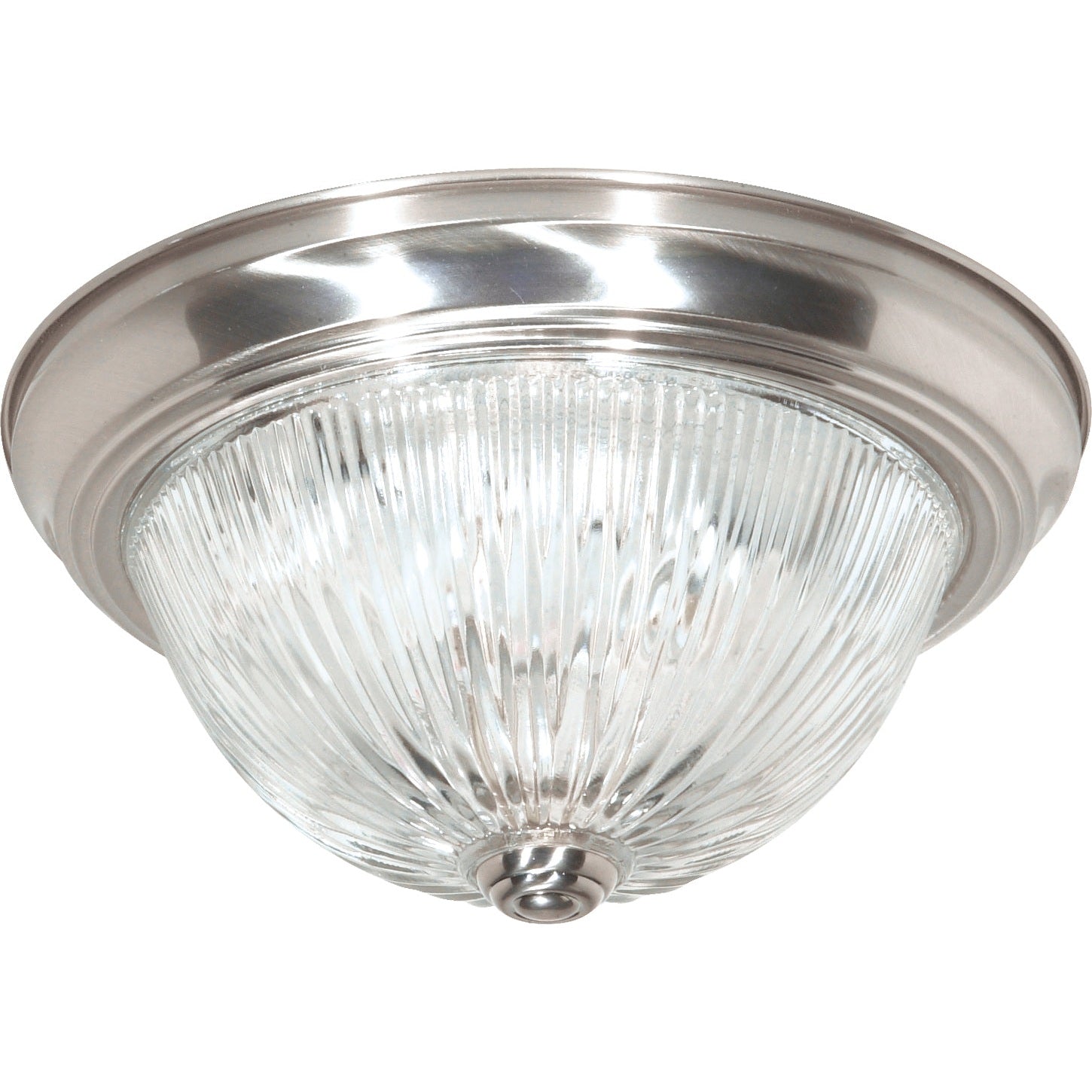 Nuvo Lighting - 60-6023 - Two Light Flush Mount - Brushed Nickel