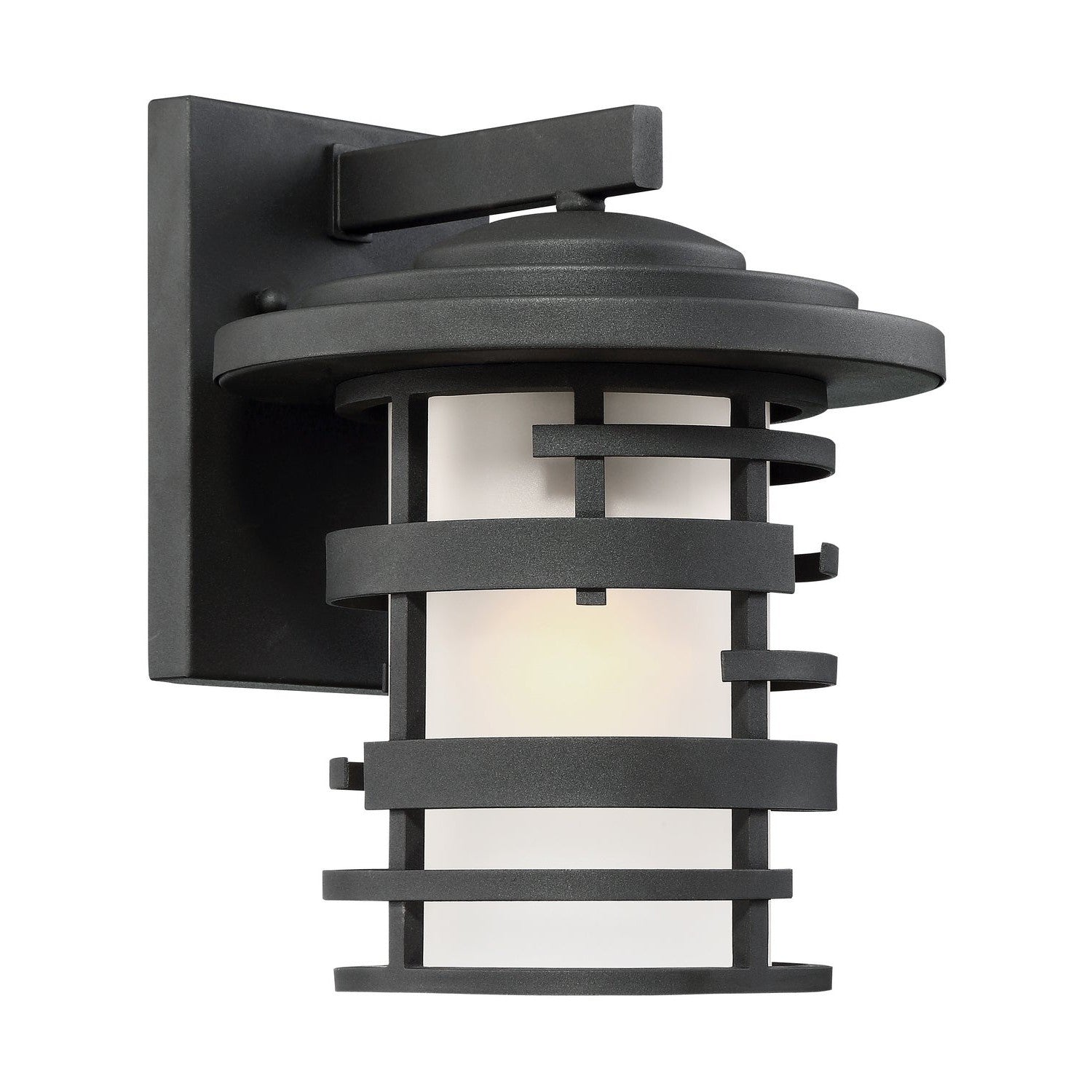 Nuvo Lighting - 60-6402 - One Light Outdoor Wall Lantern - Lansing - Textured Black