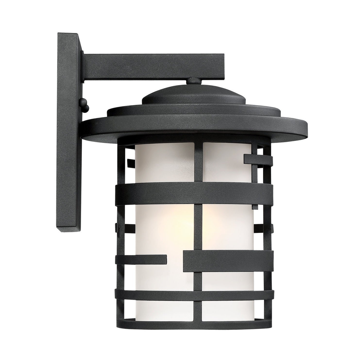 Nuvo Lighting - 60-6402 - One Light Outdoor Wall Lantern - Lansing - Textured Black