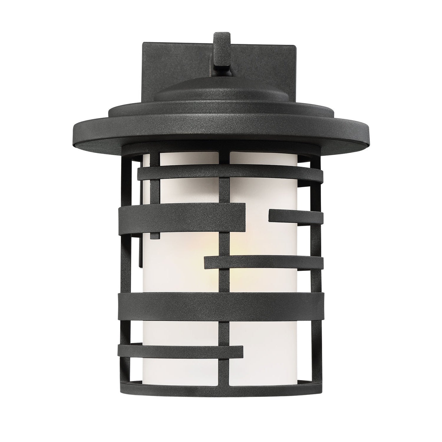 Nuvo Lighting - 60-6402 - One Light Outdoor Wall Lantern - Lansing - Textured Black