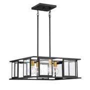 Nuvo Lighting - 60-6414 - Four Light Pendant - Payne - Midnight Bronze