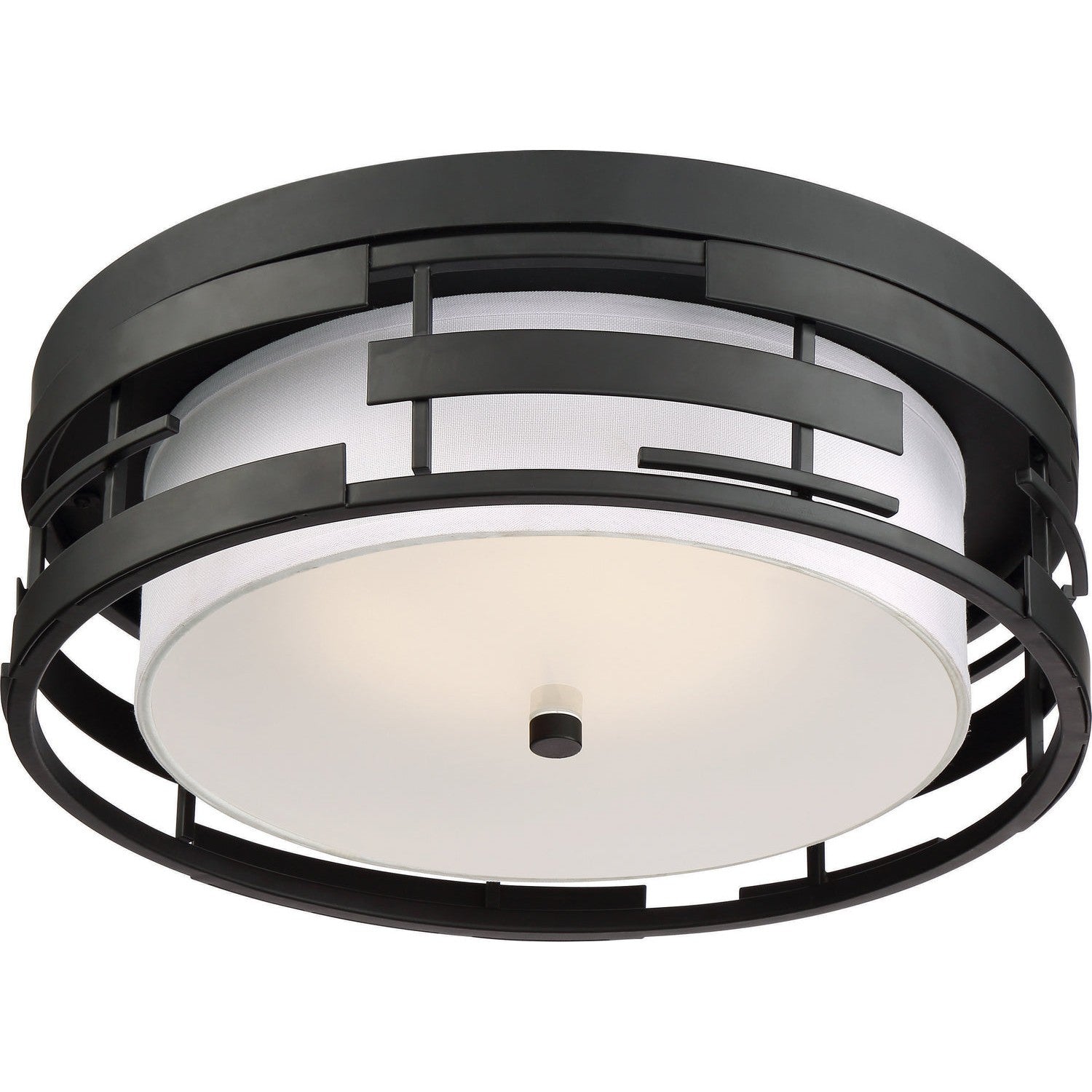 Nuvo Lighting - 60-6434 - Three Light Flush Mount - Lansing - Midnight Bronze