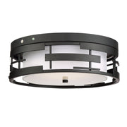 Nuvo Lighting - 60-6434 - Three Light Flush Mount - Lansing - Midnight Bronze