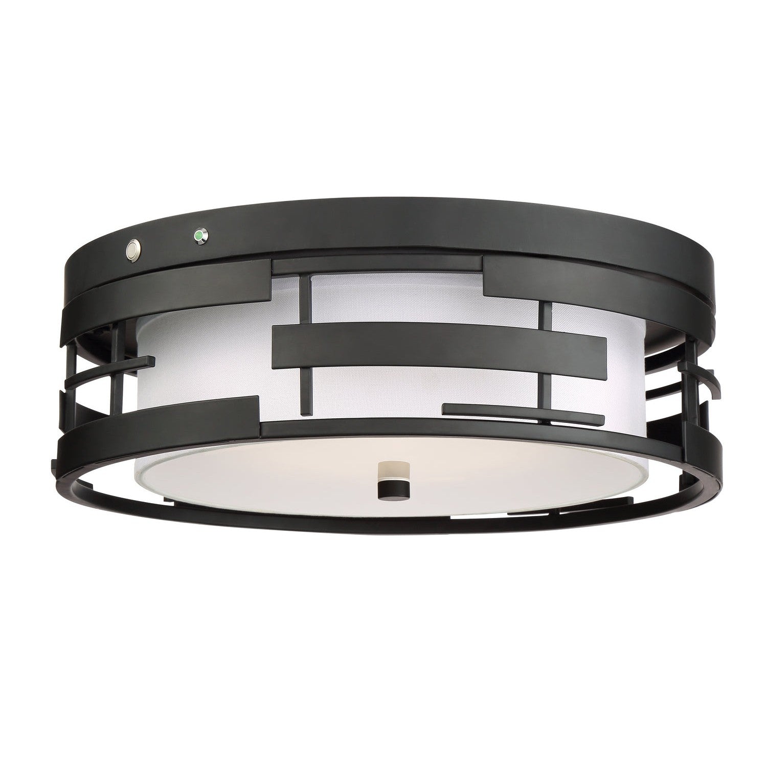 Nuvo Lighting - 60-6434 - Three Light Flush Mount - Lansing - Midnight Bronze
