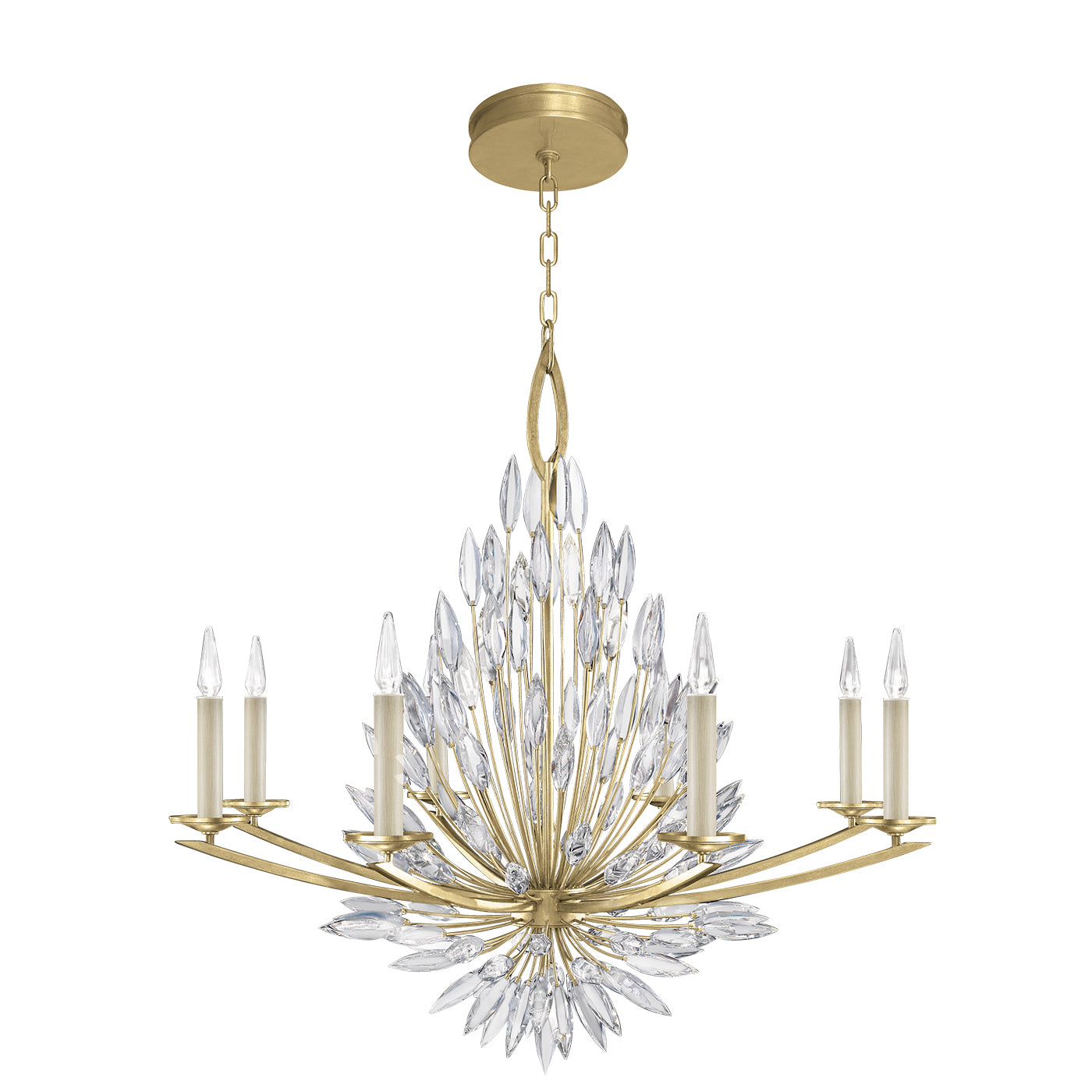 Fine Art - 881240-1ST - Eight Light Chandelier - Lily Buds - Gold