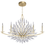 Fine Art Handcrafted Lighting - 883240-1ST - Six Light Chandelier - Lily Buds - Gold