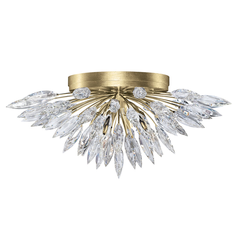 Fine Art Handcrafted Lighting - 883640-1ST - Four Light Flush Mount - Lily Buds - Gold