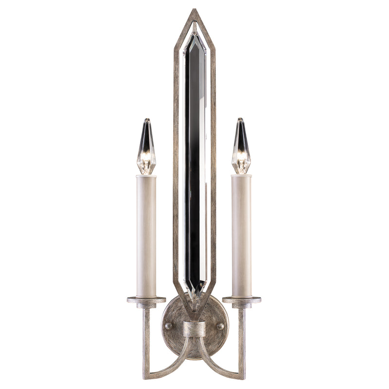 Fine Art Handcrafted Lighting - 884950-1ST - Two Light Wall Sconce - Westminster - Silver