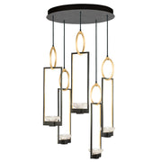 Fine Art Handcrafted Lighting - 893040-3ST - LED Pendant - Delphi - Black