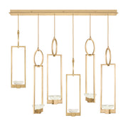 Fine Art Handcrafted Lighting - 893140-2ST - LED Pendant - Delphi - Gold